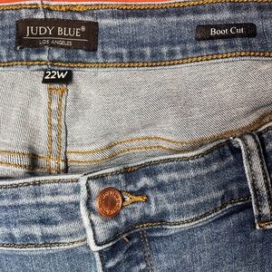 Judy Blue size 22W Bootcut Denim Jeans, Curvy, Plus, Stretch